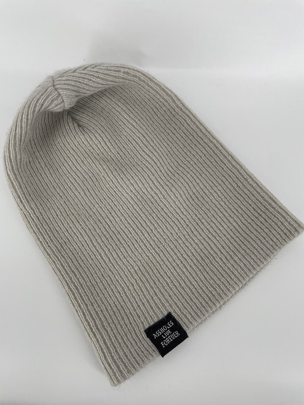 Grey Unisex A**holes live forever beanie